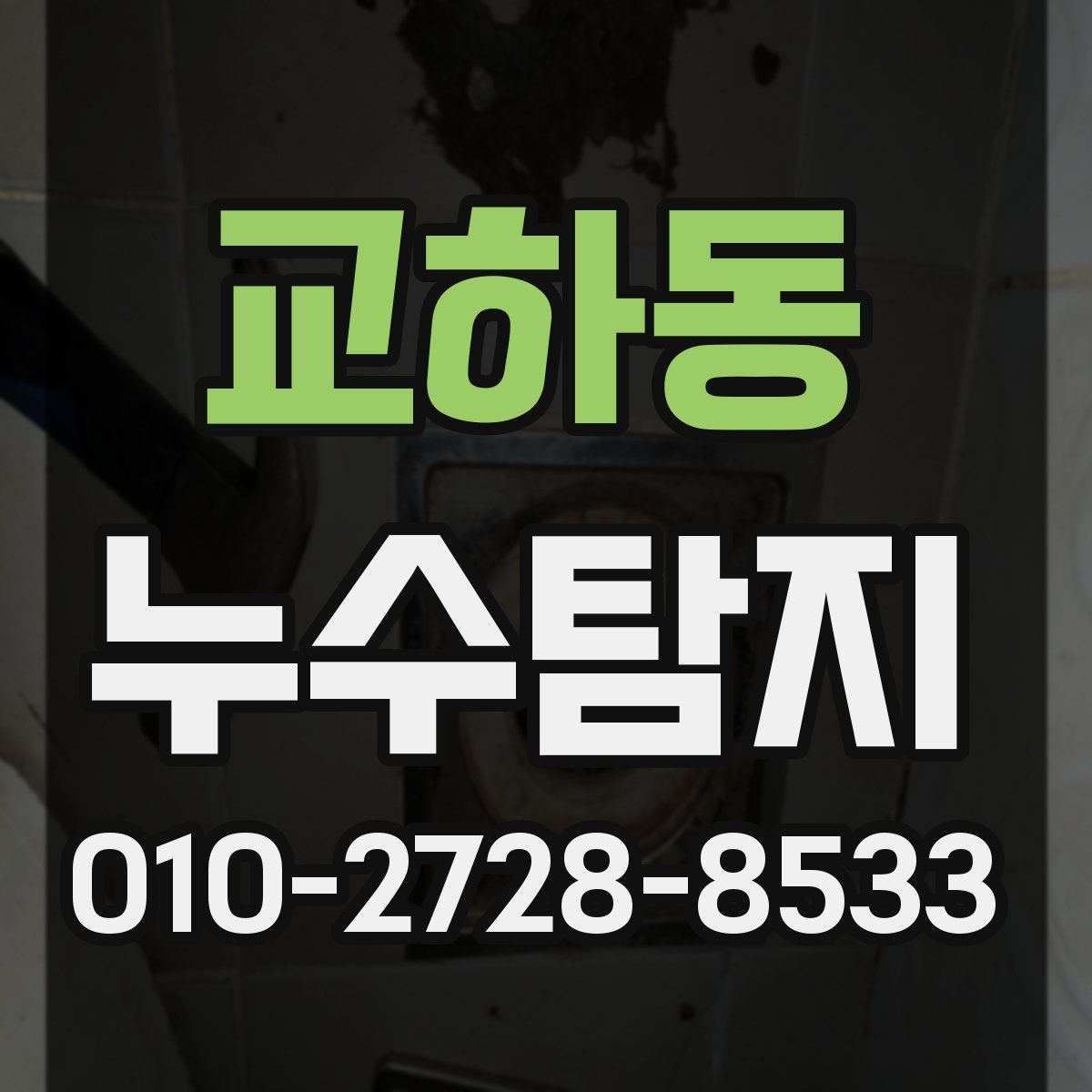 교하동 누수탐지