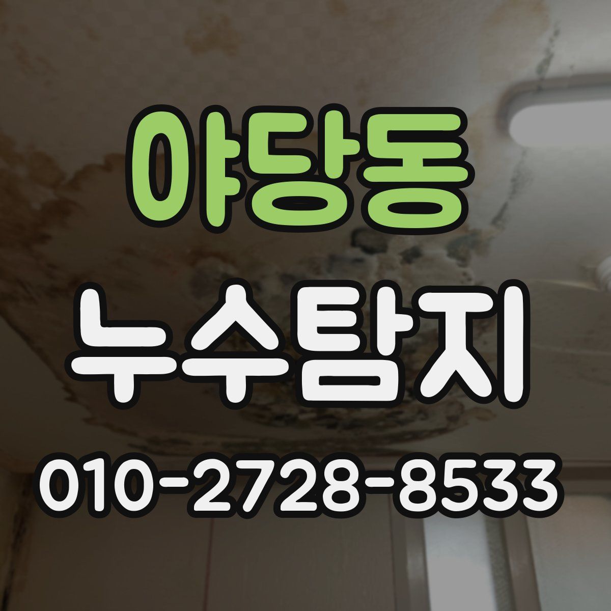 야당동 누수탐지