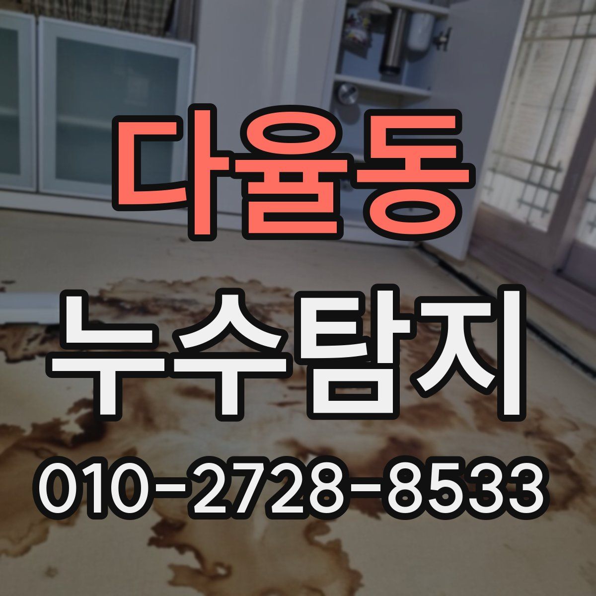 다율동 누수탐지