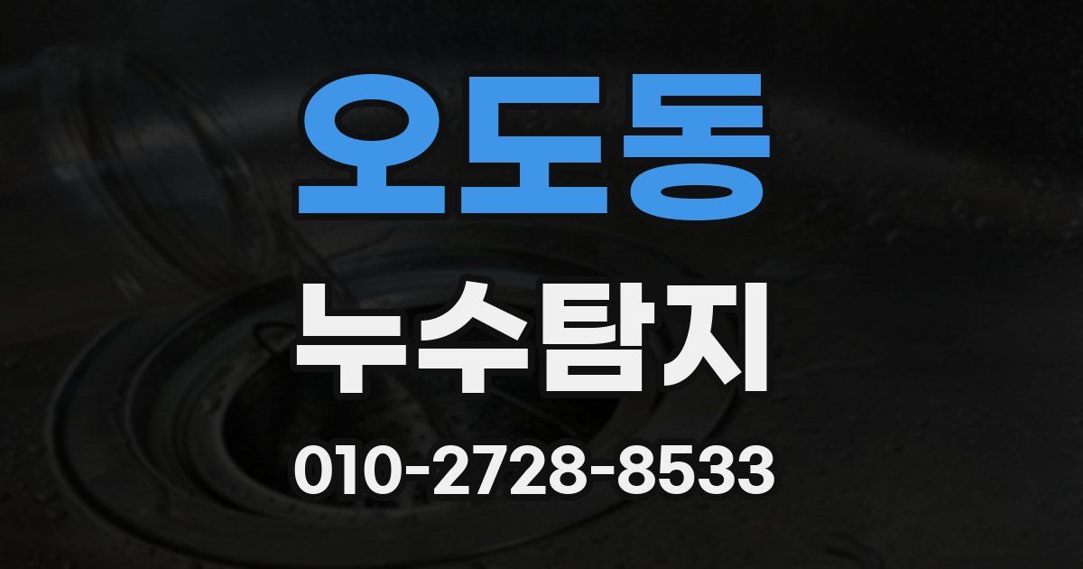 오도동 누수공사