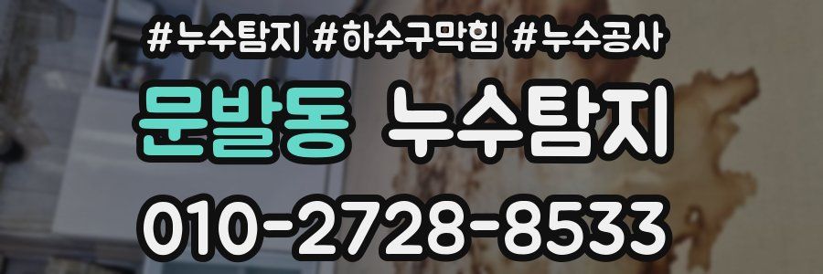 문발동 누수탐지업체