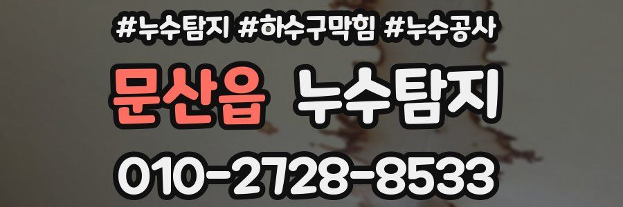 문산읍 누수탐지업체