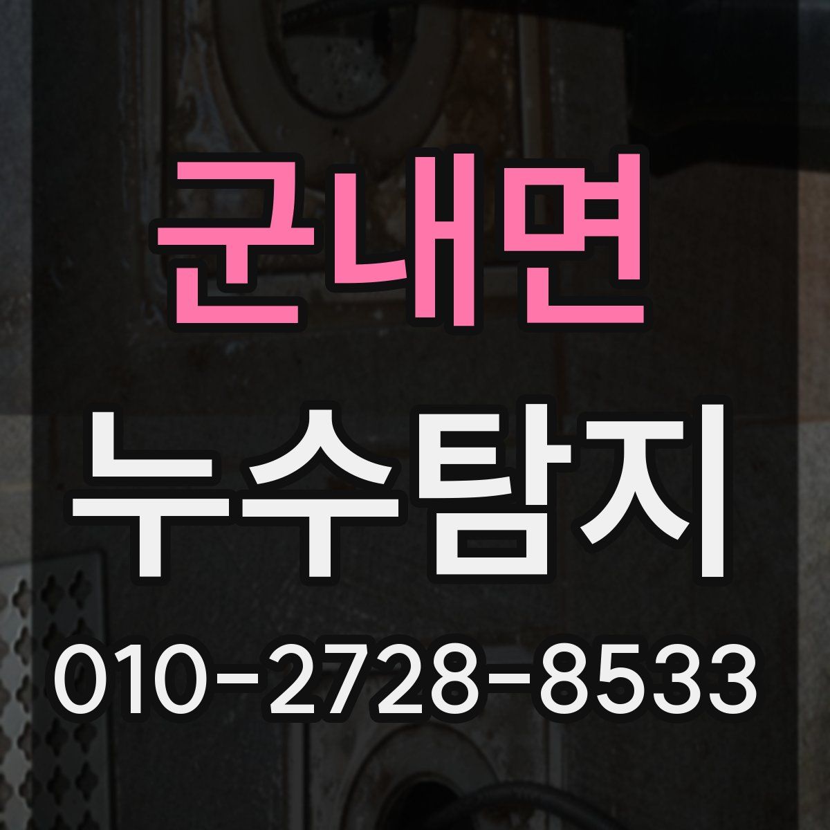 군내면 누수탐지