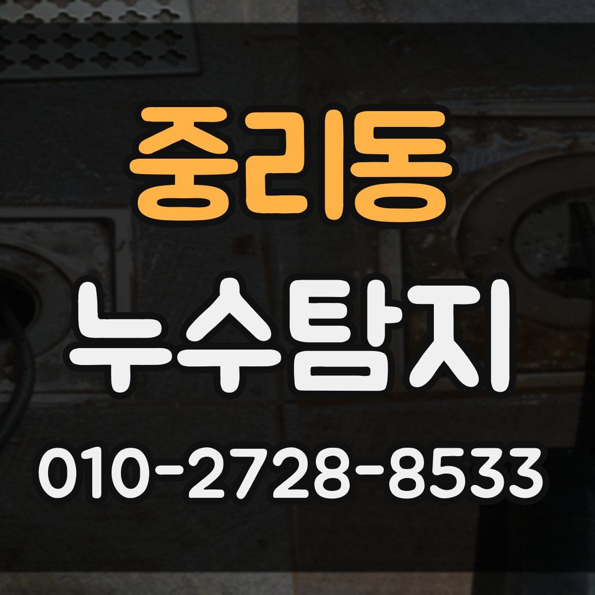 중리동 누수탐지