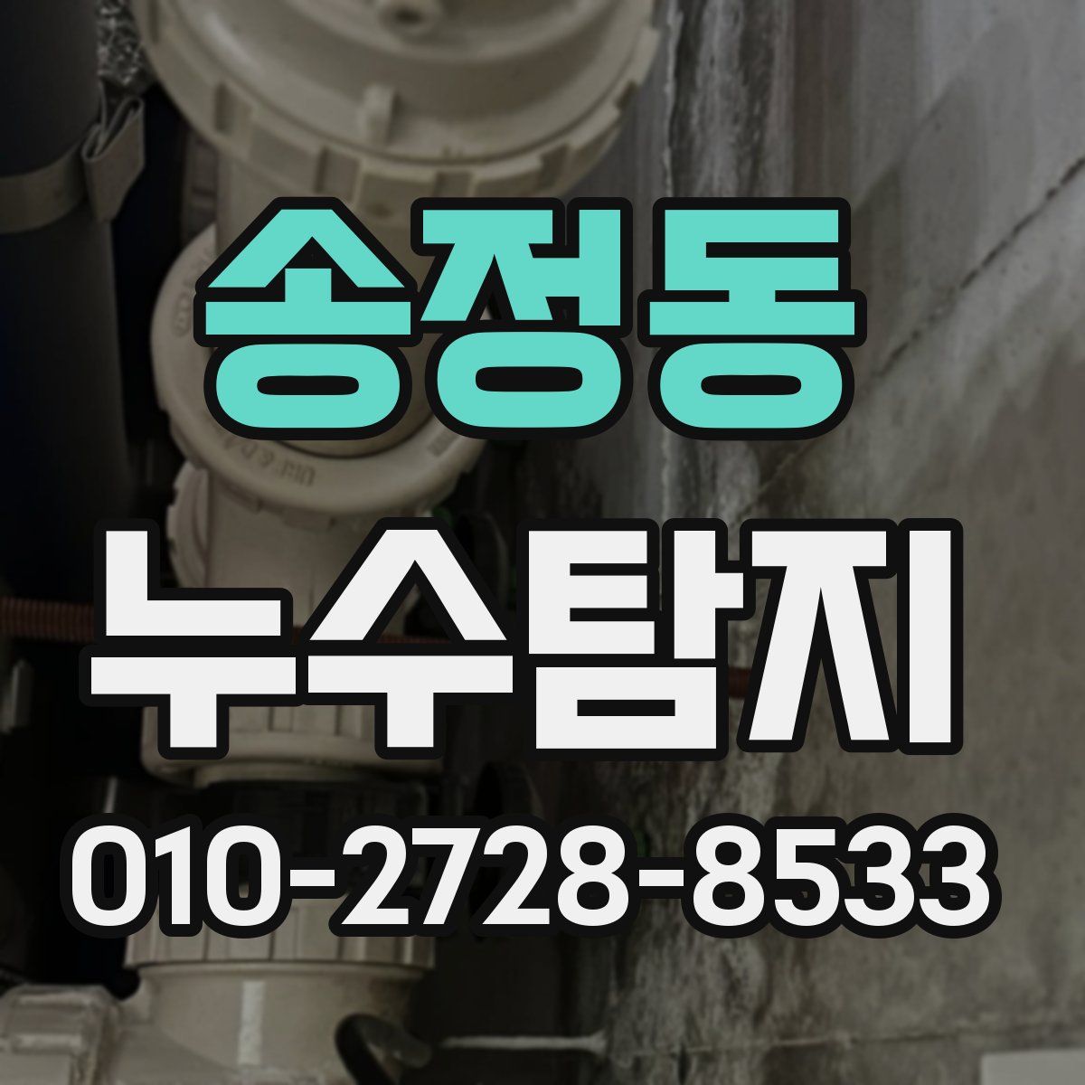 송정동 누수탐지