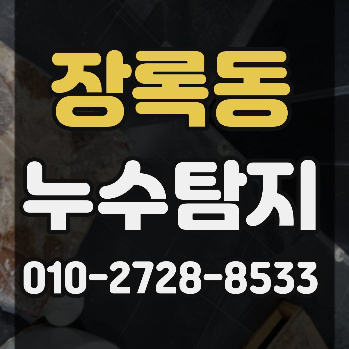 장록동 누수탐지