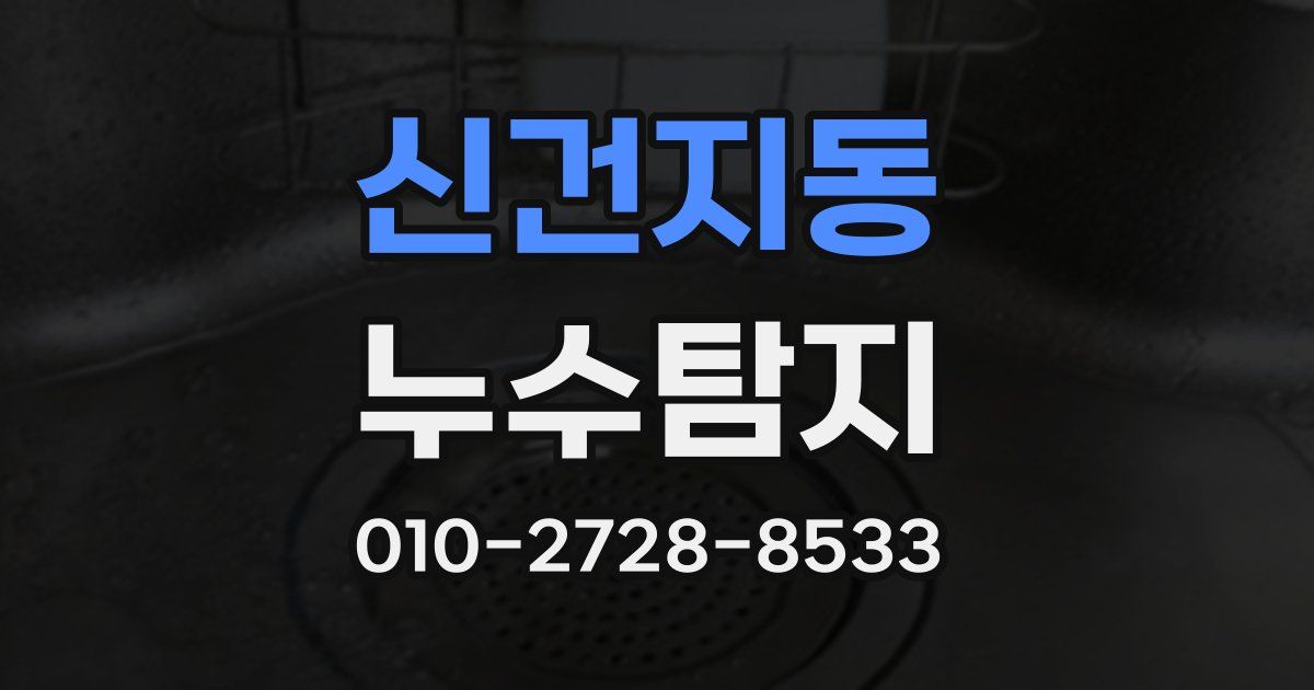 신건지동 누수공사