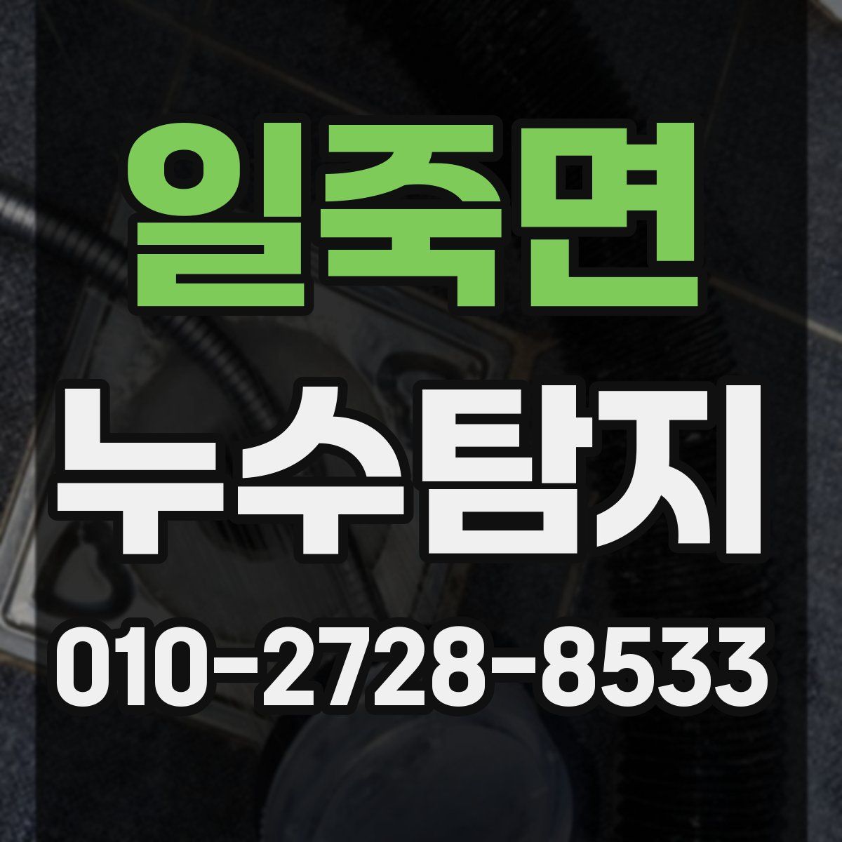 일죽면 누수탐지