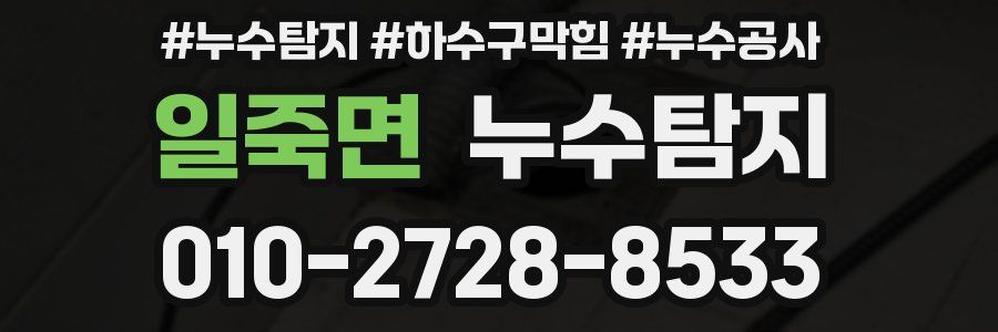 일죽면 누수탐지업체