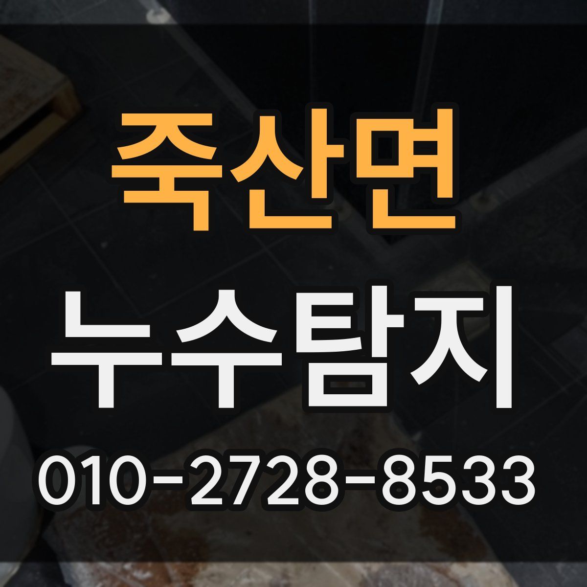 죽산면 누수탐지