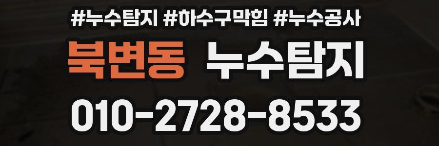 북변동 누수탐지업체