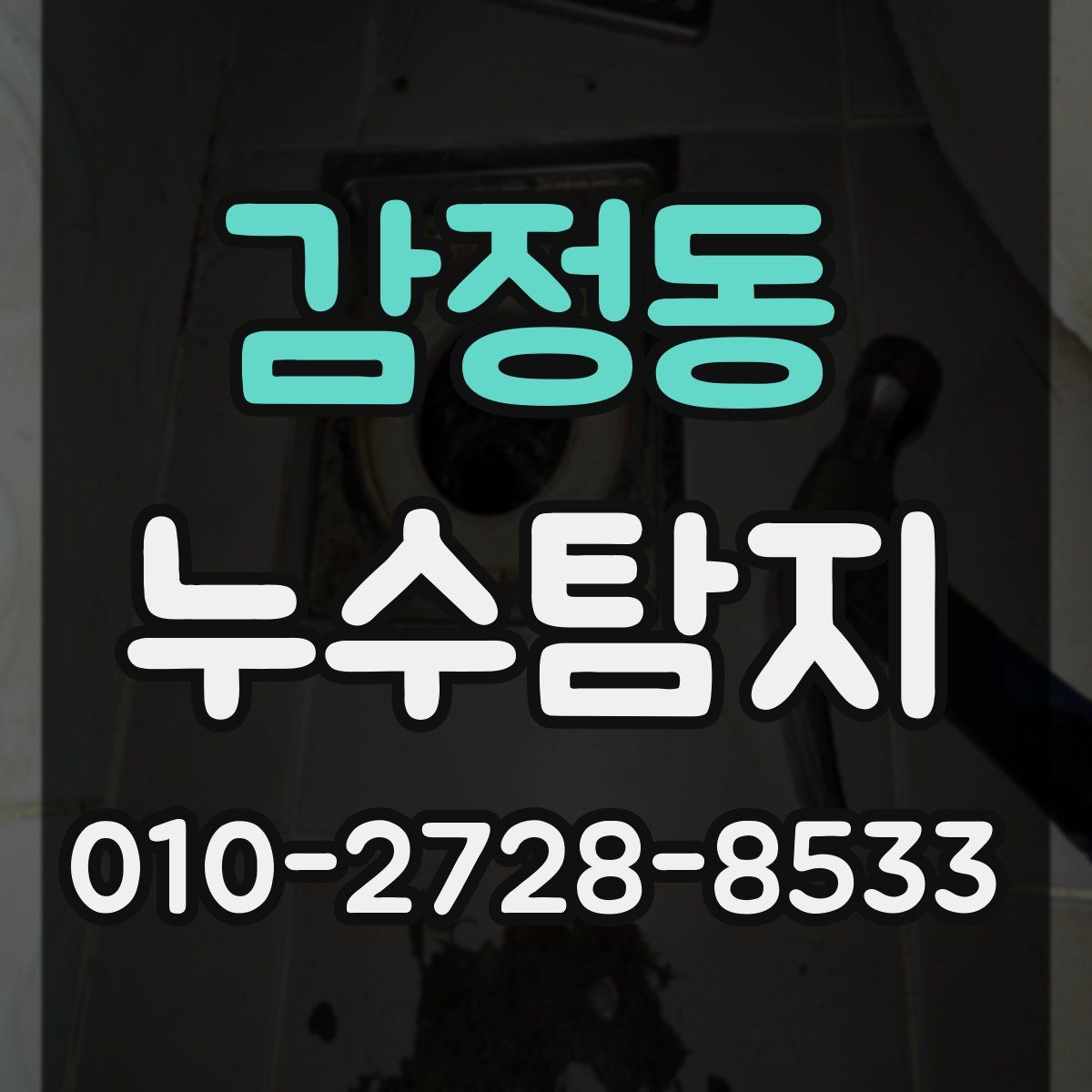 감정동 누수탐지