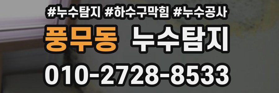 풍무동 누수탐지업체
