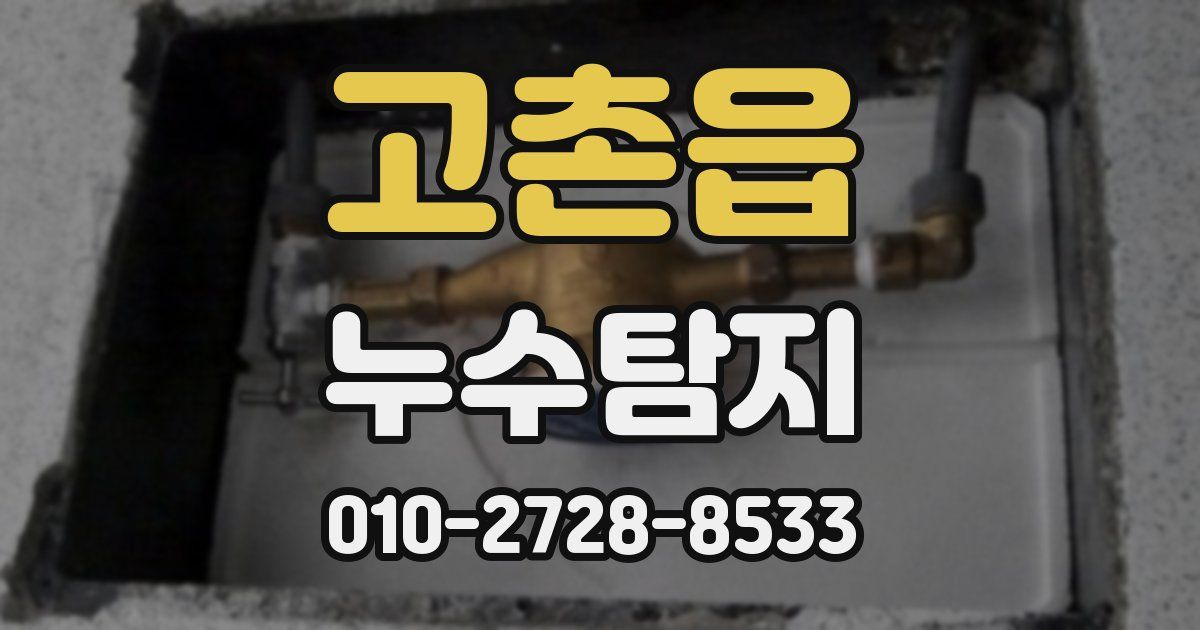고촌읍 누수공사