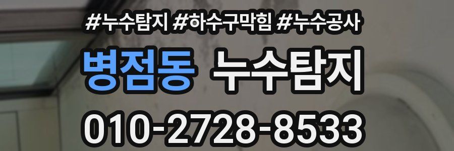 병점동 누수탐지업체