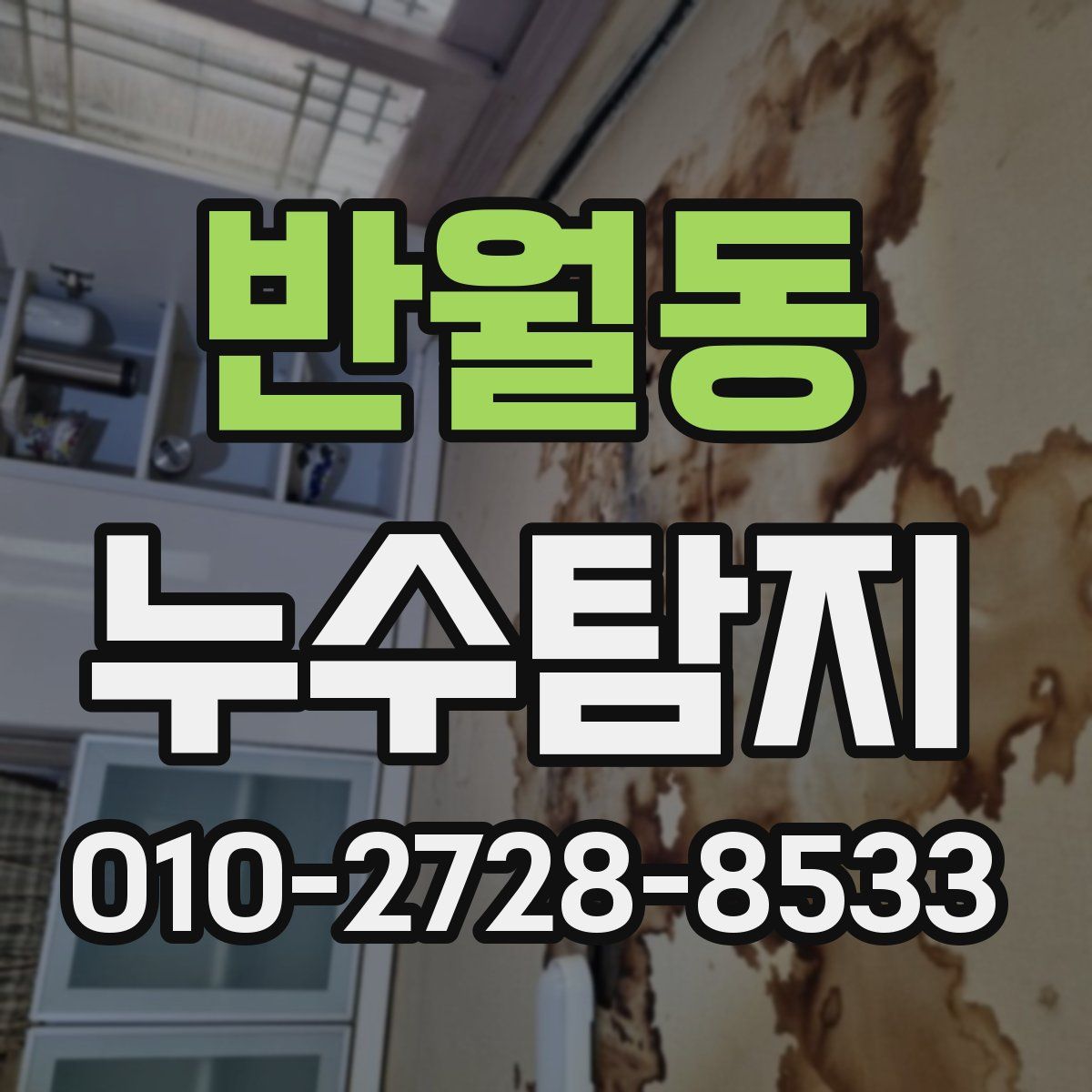 반월동 누수탐지