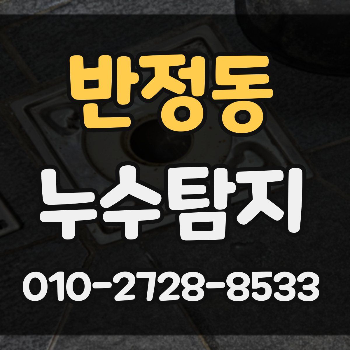 반정동 누수탐지
