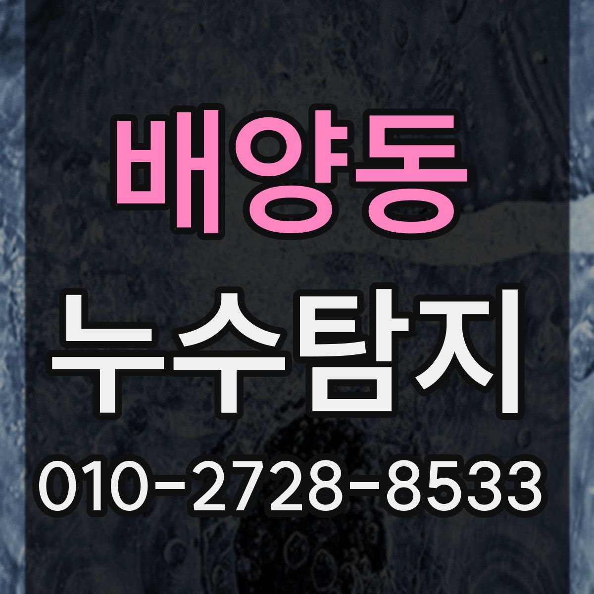 배양동 누수탐지