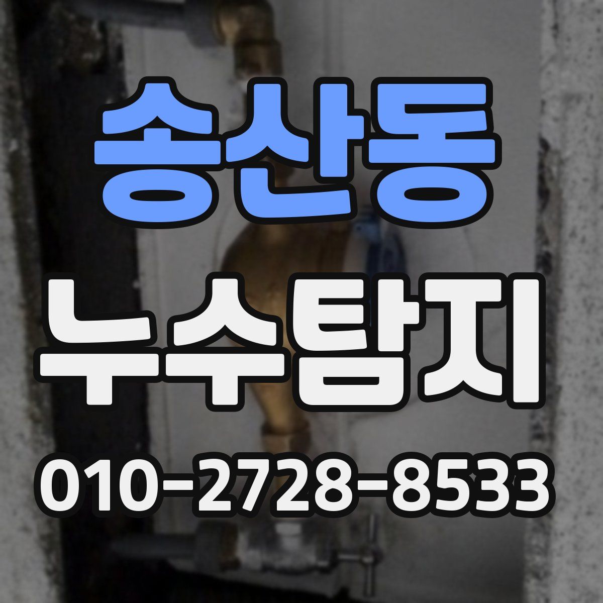 송산동 누수탐지