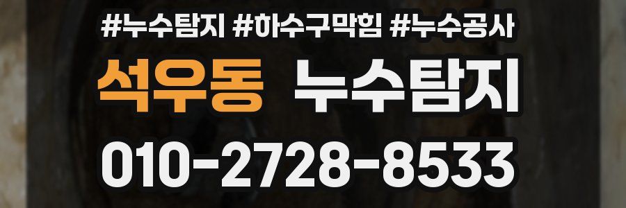 석우동 누수탐지업체