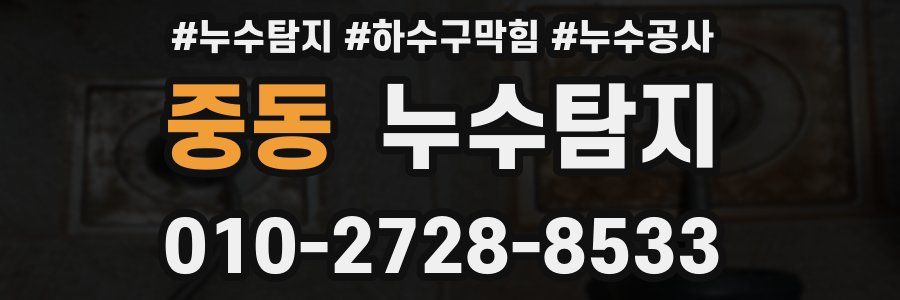중동 누수탐지업체