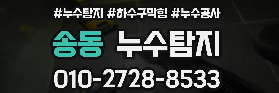 송동 누수탐지업체