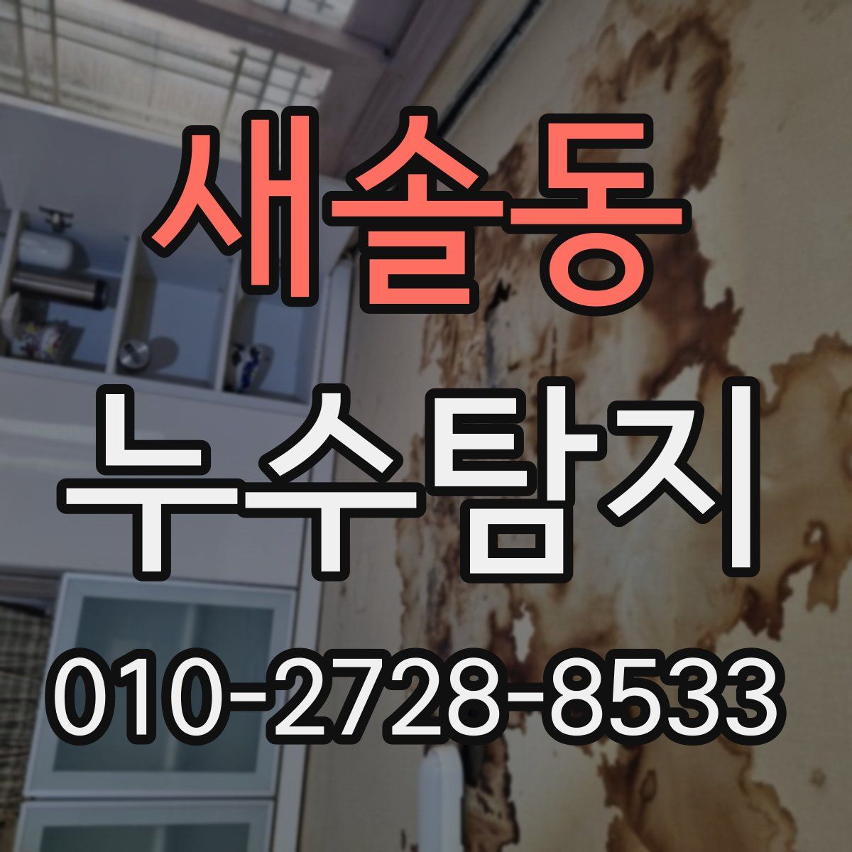 새솔동 누수탐지