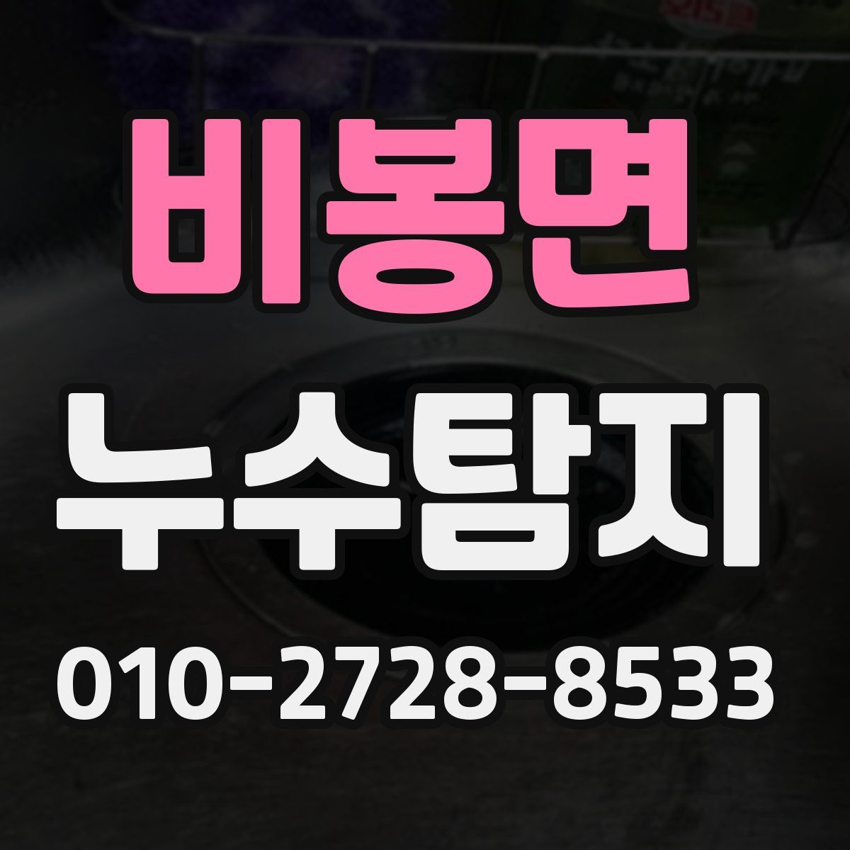 비봉면 누수탐지