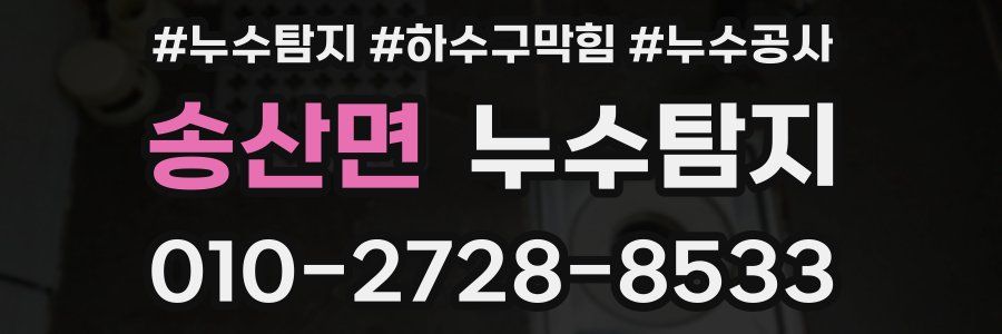 송산면 누수탐지업체