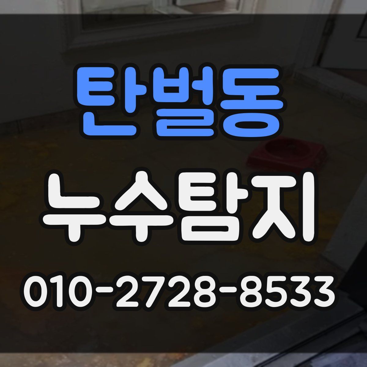 탄벌동 누수탐지