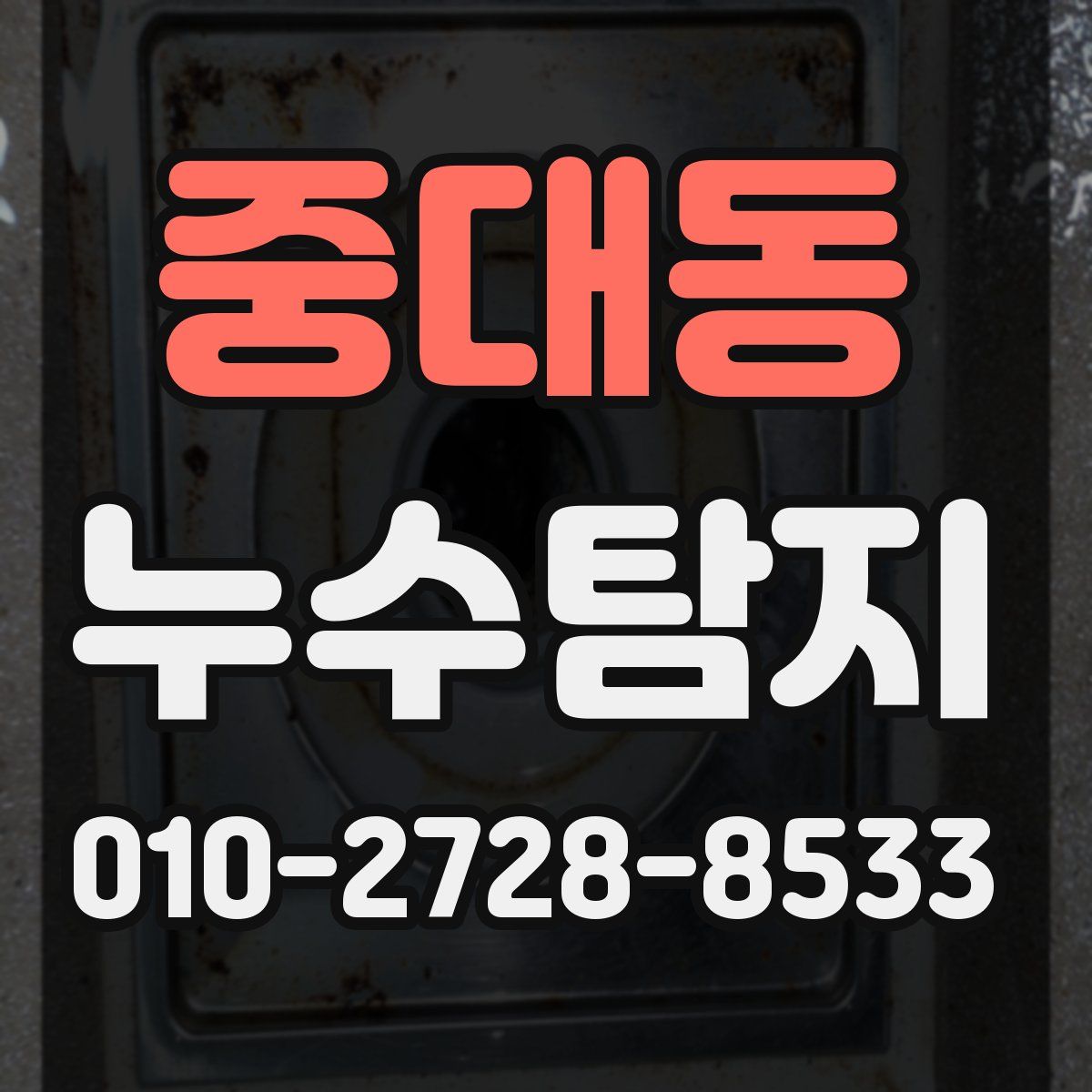 중대동 누수탐지