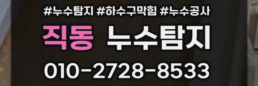 직동 누수탐지업체