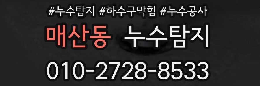 매산동 누수탐지업체