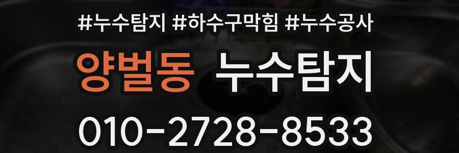 양벌동 누수탐지업체