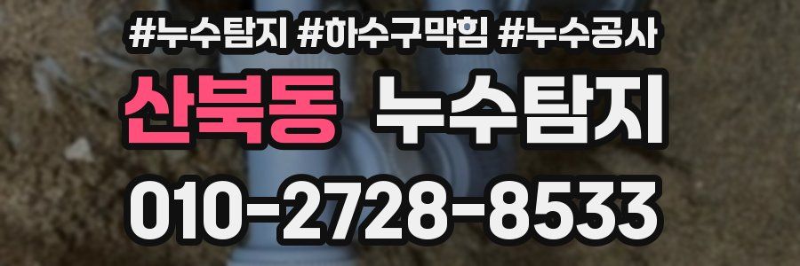 산북동 누수탐지업체