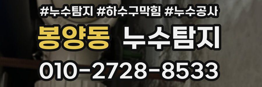 봉양동 누수탐지업체