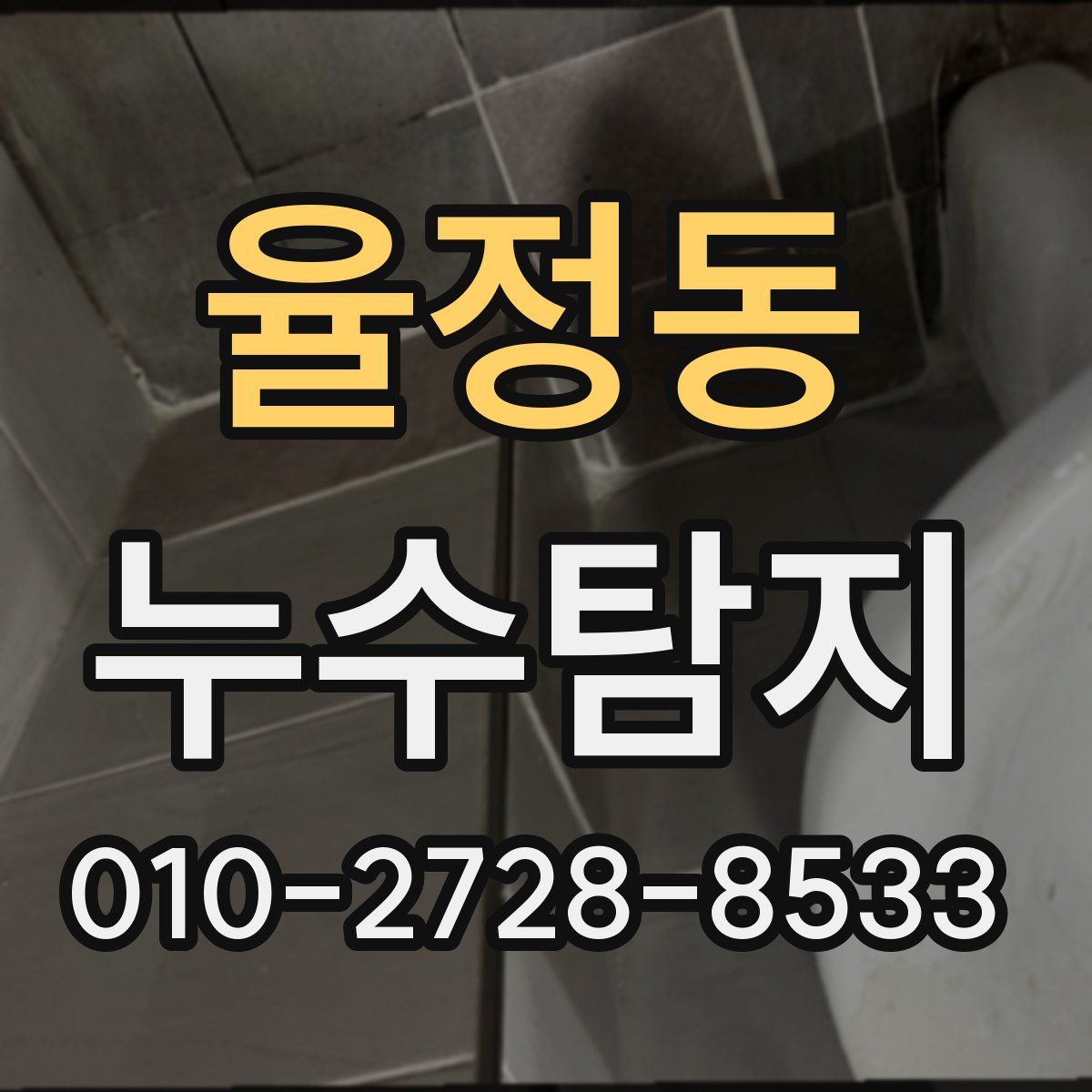 율정동 누수탐지