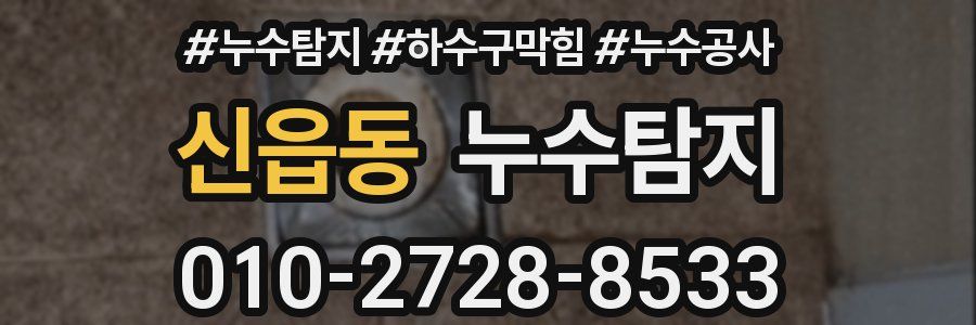 신읍동 누수탐지업체