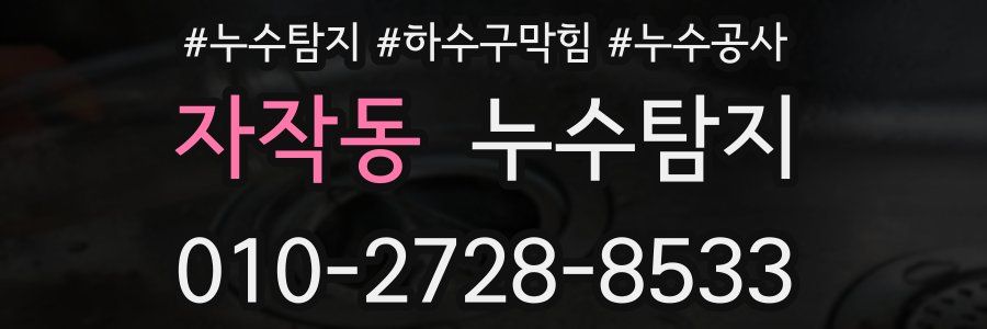 자작동 누수탐지업체