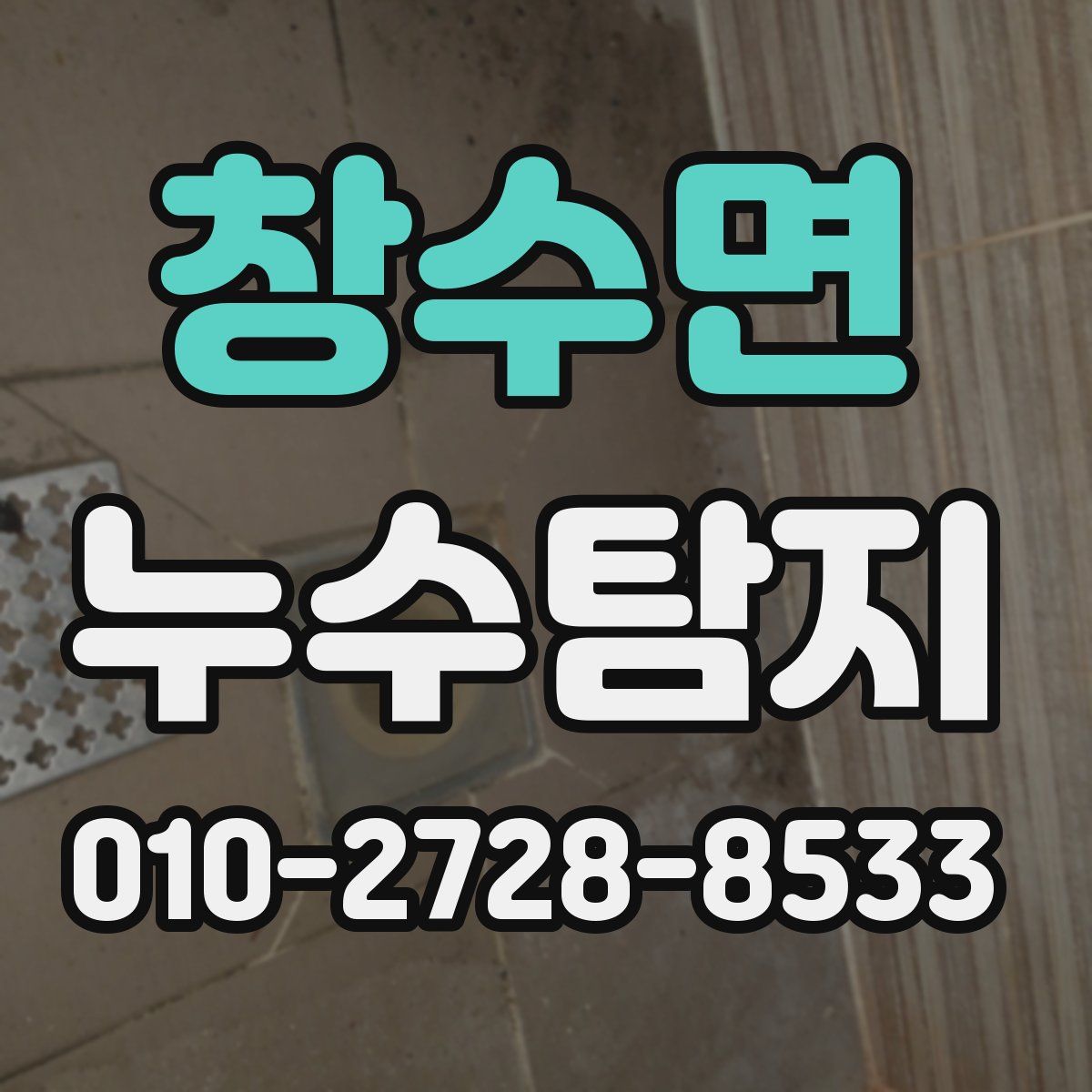창수면 누수탐지