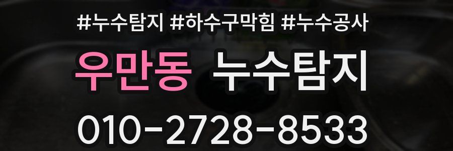 우만동 누수탐지업체