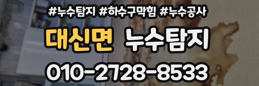 대신면 누수탐지업체