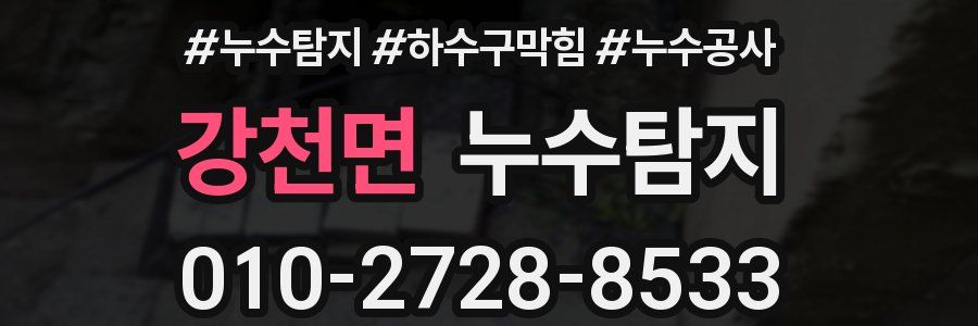 강천면 누수탐지업체