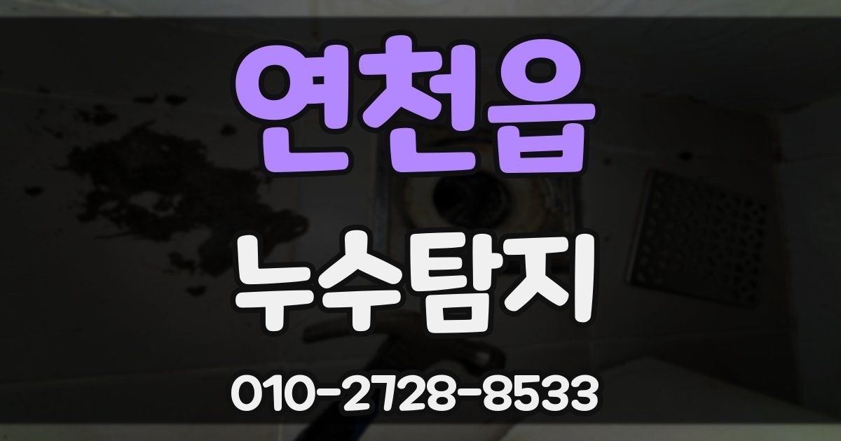 연천읍 누수공사