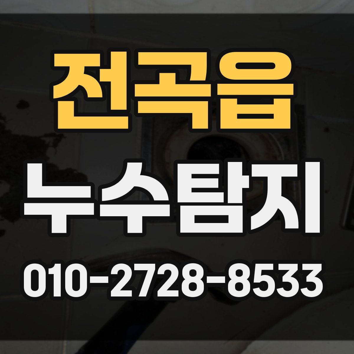 전곡읍 누수탐지