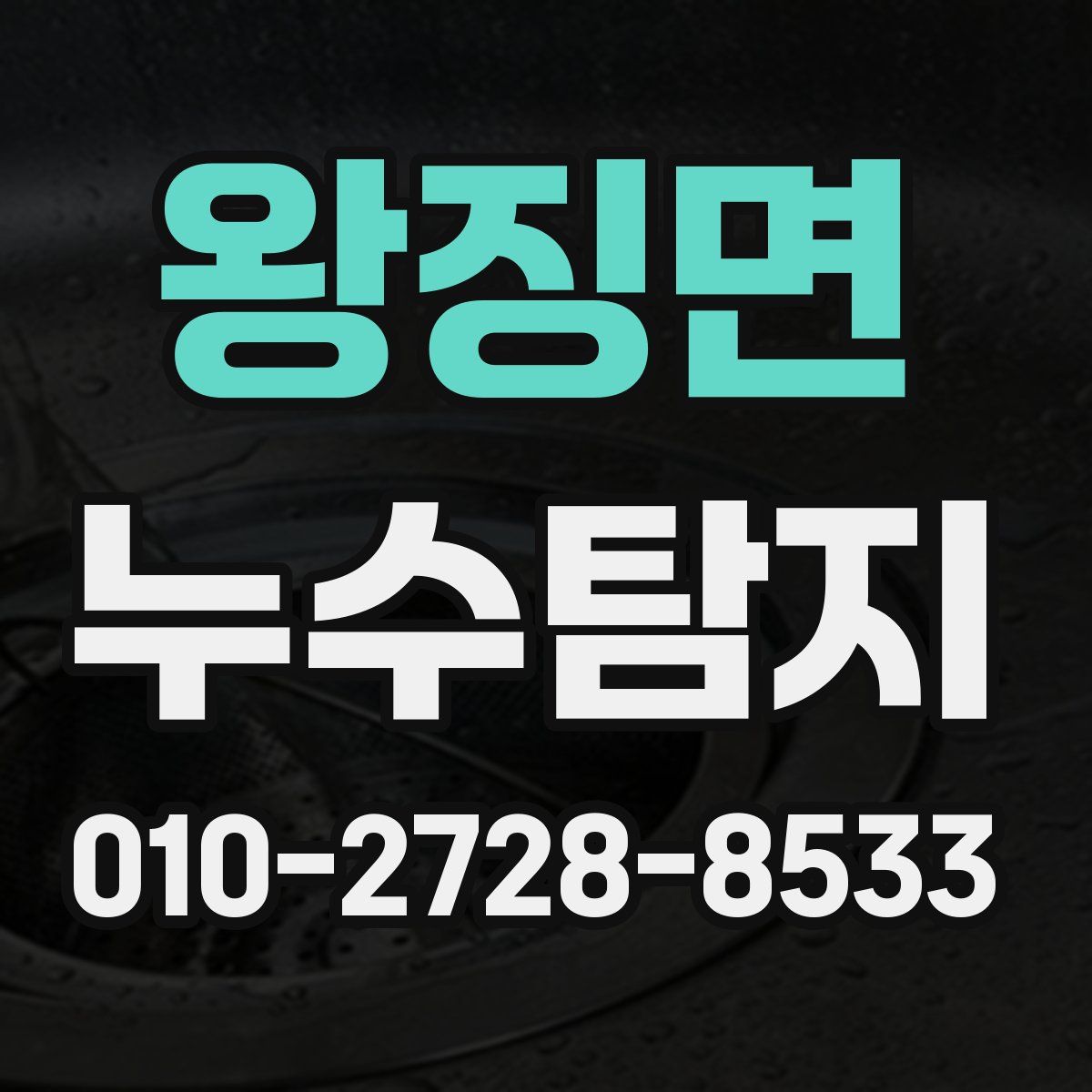 왕징면 누수탐지