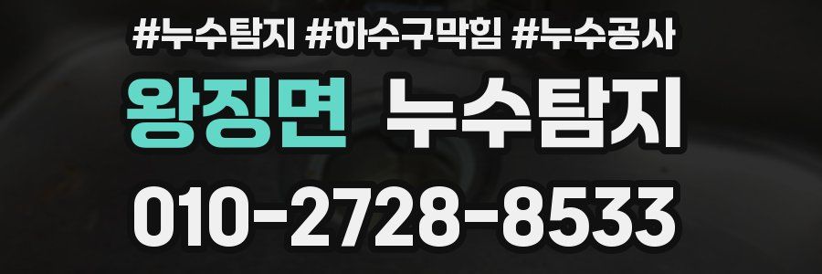 왕징면 누수탐지업체