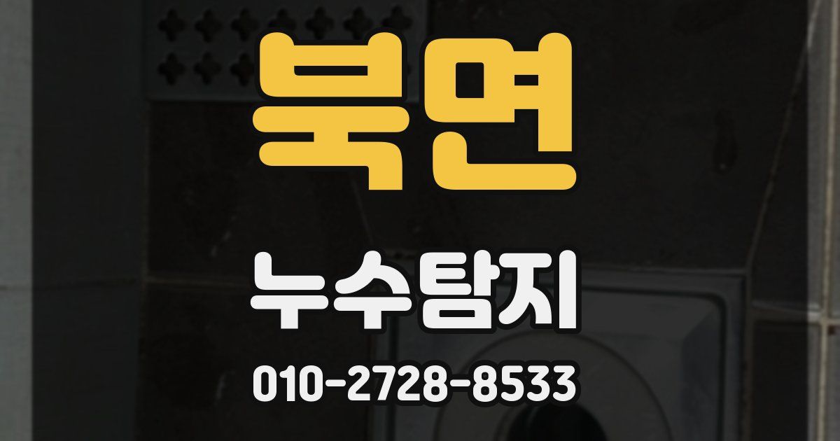 북면 누수공사