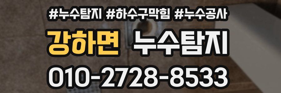 강하면 누수탐지업체