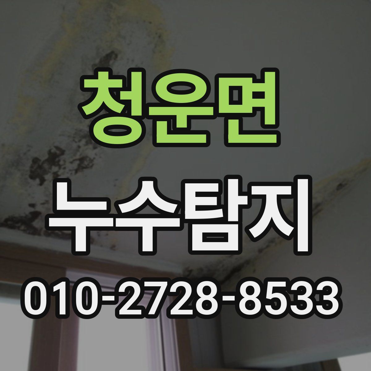 청운면 누수탐지
